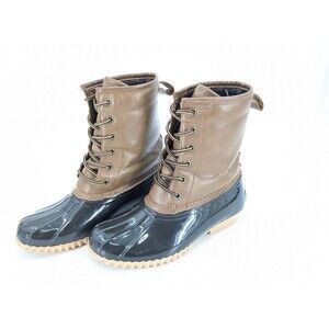 Sporto The Original Duck Boot Ariel Rubber Rain Boot Women’s Tan Brown Size 7